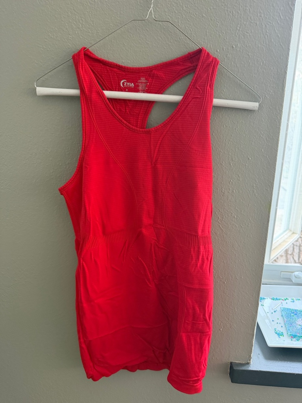 ZYIA Bright Red Racerback Tank